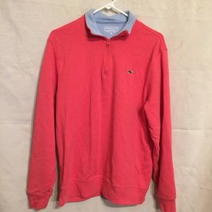 Vineyard Vines Pink Pullover Top Sz M Medium